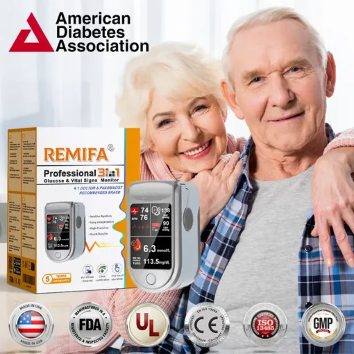 𝐑𝐞𝐦𝐢𝐟𝐚® 𝐏𝐫𝐨𝐟𝐞𝐬𝐬𝐢𝐨𝐧𝐚𝐥 𝟑𝐢𝐧𝟏 𝐆𝐥𝐮𝐜𝐨𝐬𝐞 & 𝐕𝐢𝐭𝐚𝐥 𝐒𝐢𝐠𝐧𝐬 𝐌𝐨𝐧𝐢𝐭𝐨𝐫